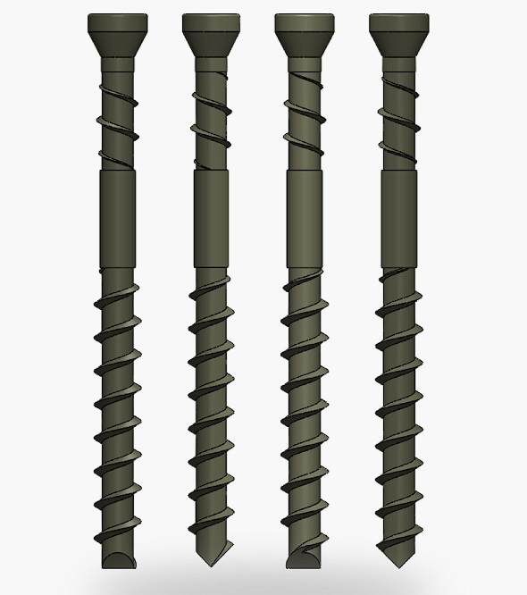 Treskru Camo 345748; T15; A2; 60x4,2 mm; 350 stk