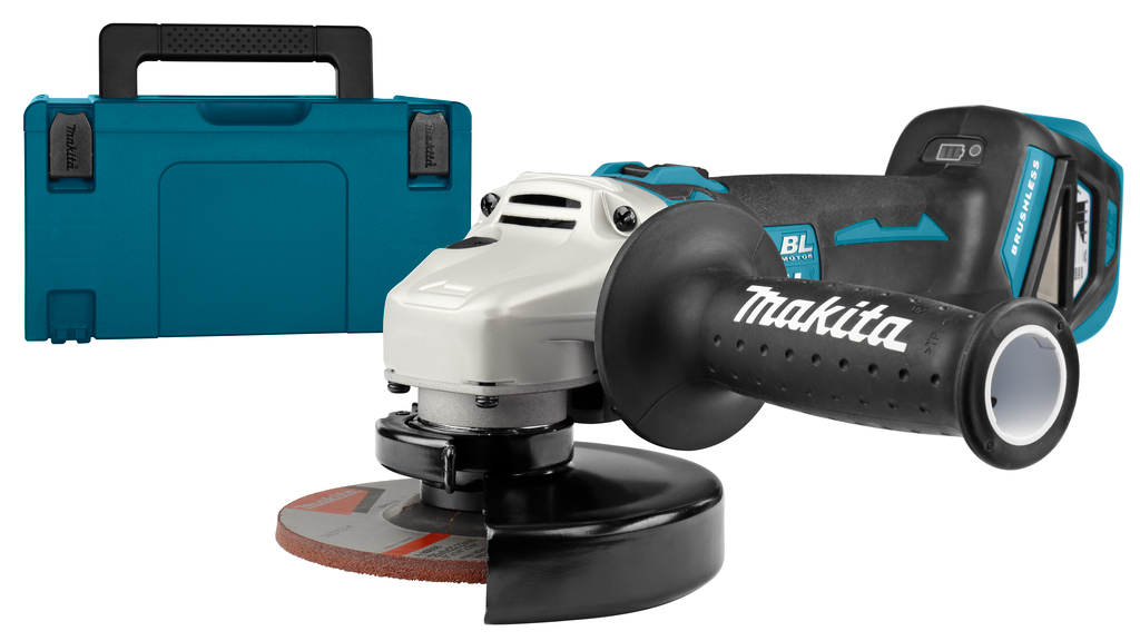 Vinkelsliper Makita DGA513ZJ; 18 V (uten batteri og lader)