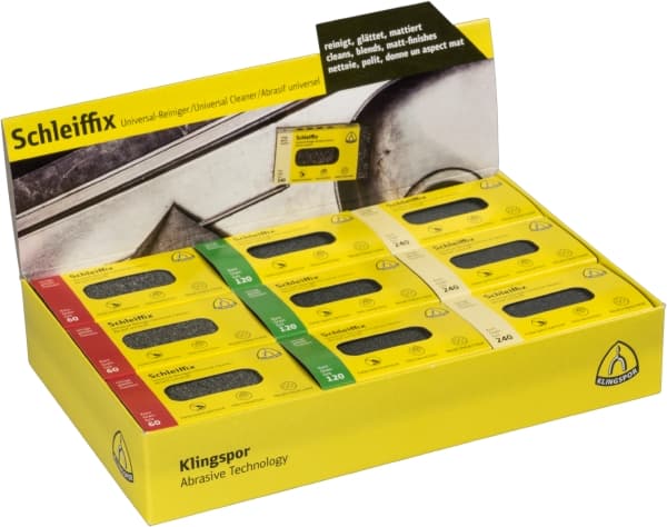 Poleringssvamp Klingspor SFK 655 SET; 80x50x20 mm; G60-240; 18 stk