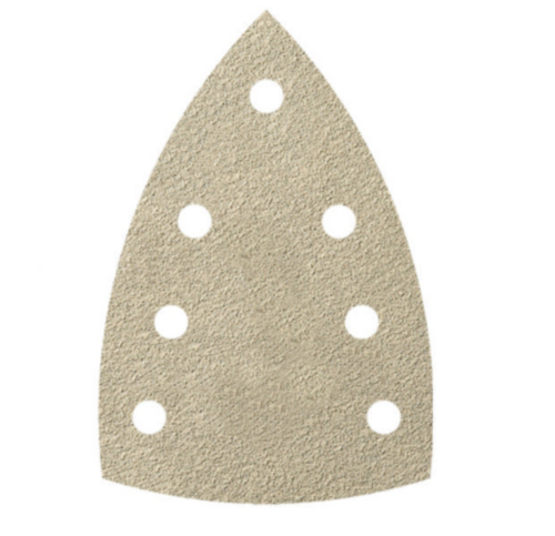 Sandpapir til deltaslipere Klingspor PS 33 CK; GLS24; 98x148 mm; G80; 100 stk
