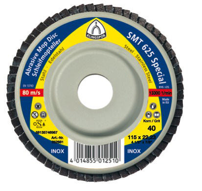 Lamellrondeller Klingspor 321669; 180x22,23 mm; G36; 5 stk