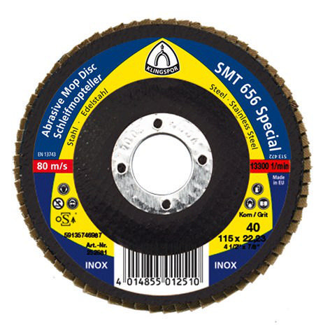 Lamellrondeller Klingspor 321705; 180x22,23 mm; G40; 10 stk