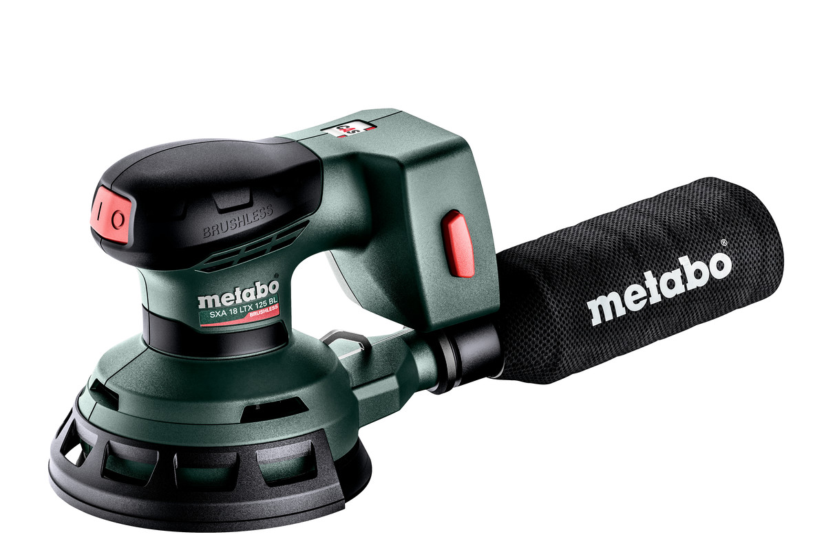 Eksentersliper Metabo SXA 18 LTX 125 BL; 18 V (uten batteri og lader)