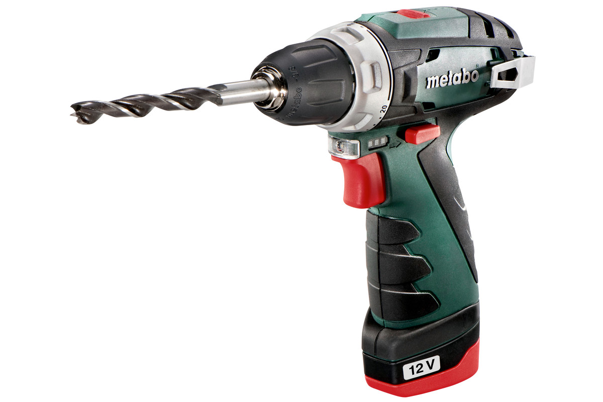 Skrutrekker/bor Metabo POWERMAXX BS BASIC; 12 V; 2x2,0 Ah batt.