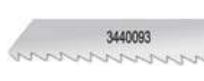 Stikksagblad Virutex 3440093; 75 mm; 2,5 mm; 5 stk