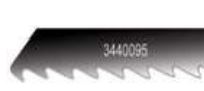 Stikksagblad Virutex 3440095; 75 mm; 4 mm; 5 stk
