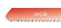 Stikksagblad Virutex 3440099; 52 mm; 1,2 mm; 5 stk