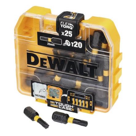 Impulssvingende dyse DeWalt; T20; 25 mm; 25 stk