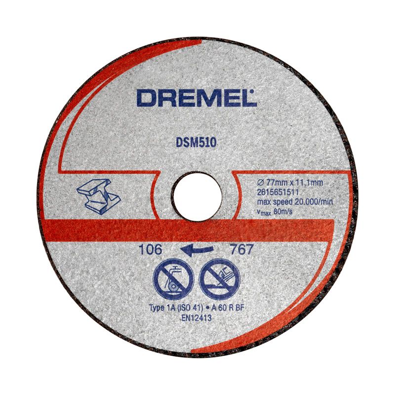 Sagblad for metall Dremel 2615S510JB; 77 mm