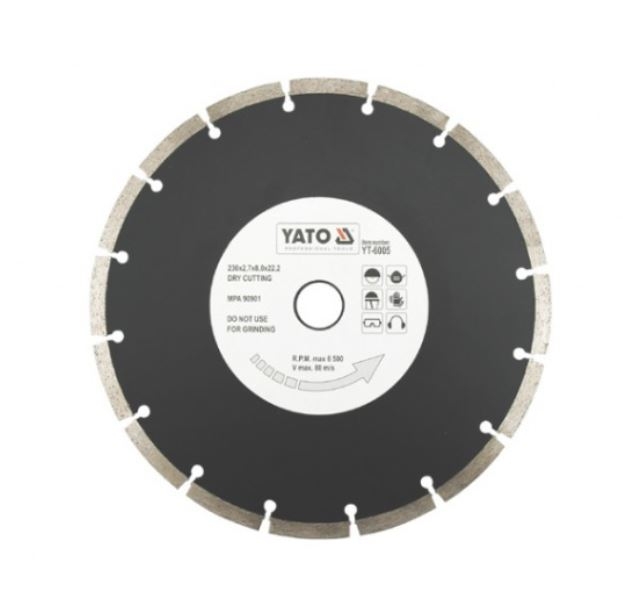 Diamantkappeskive Yato YT-6005; 230 mm