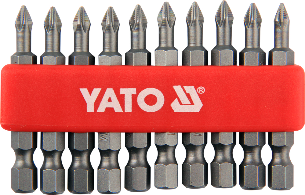 Skrutrekkersett Yato YT-0477; PH1; 50 mm; 10 stk