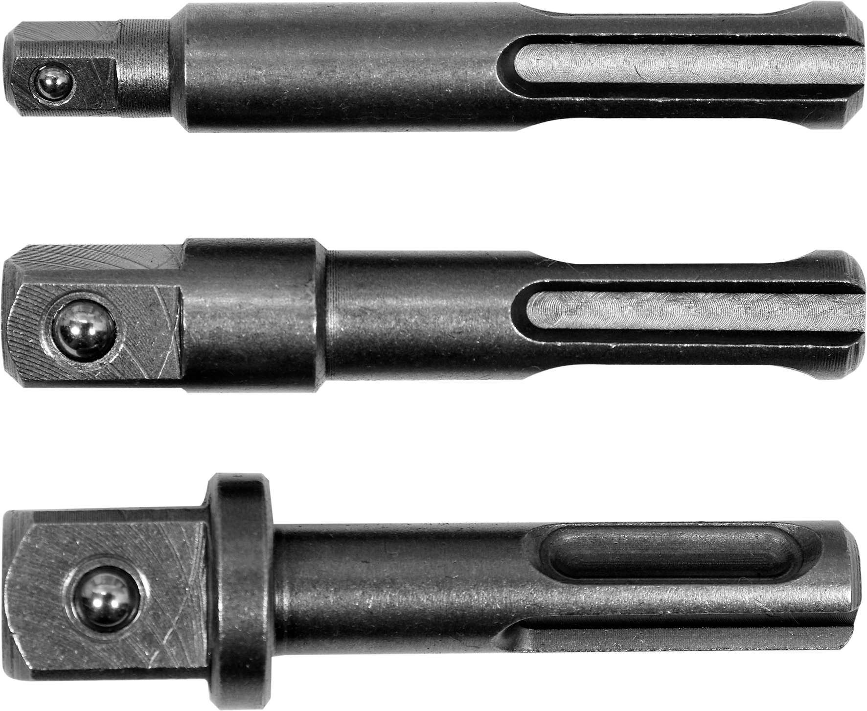 Adaptersett Yato YT-04686; SDS-PLUS 1/4'', 3/8'', 1/2''
