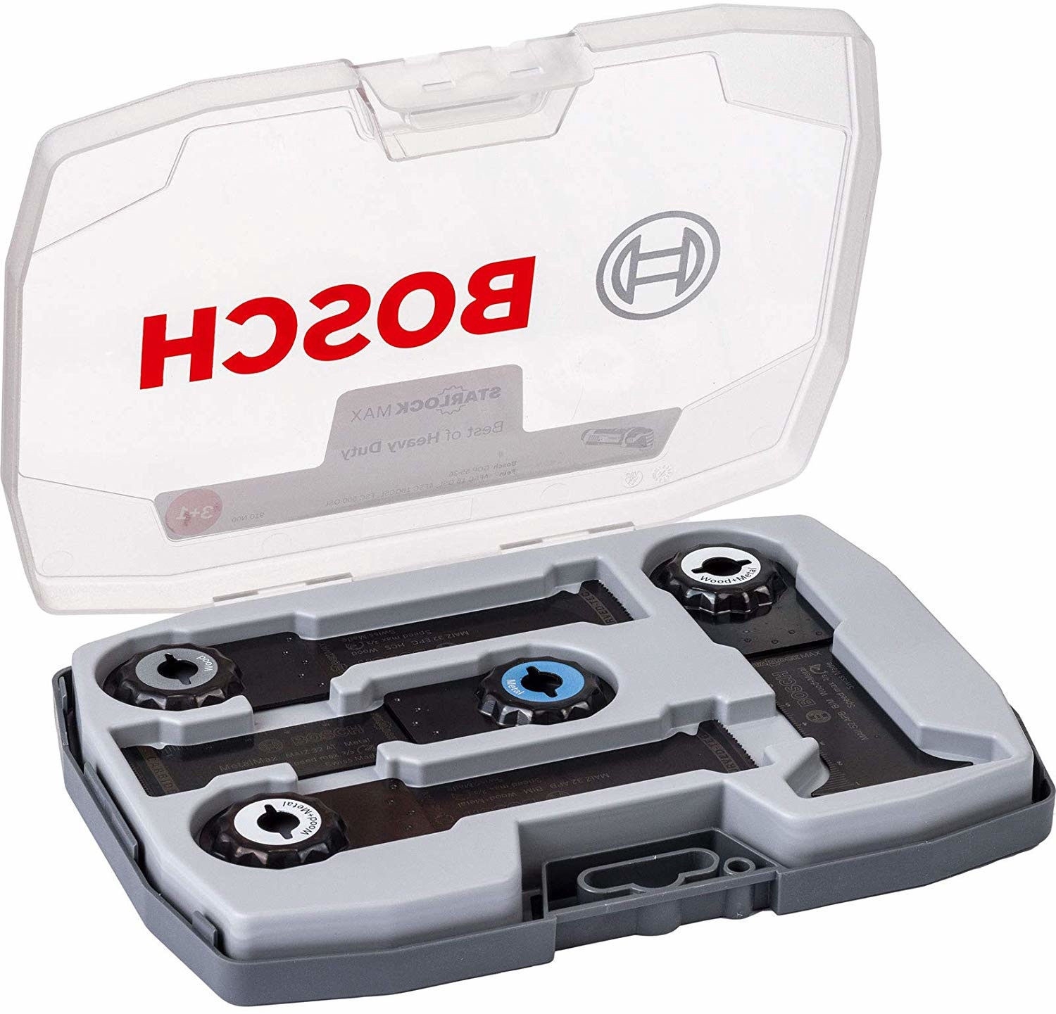 Tilbehørsett Bosch Starlock Best of Heavy Duty; 4 stk