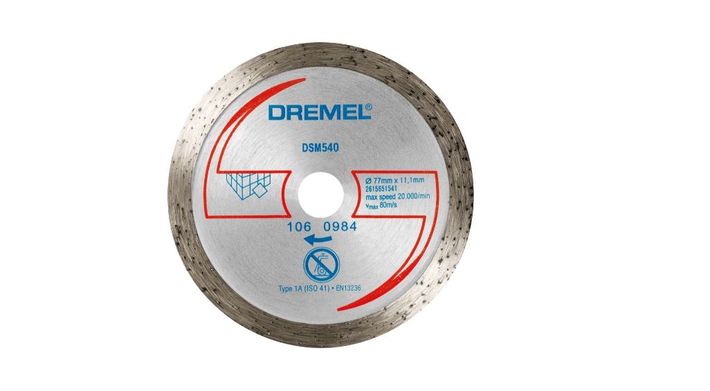 Diamantappeskive til fliser Dremel DSM540; 77 mm