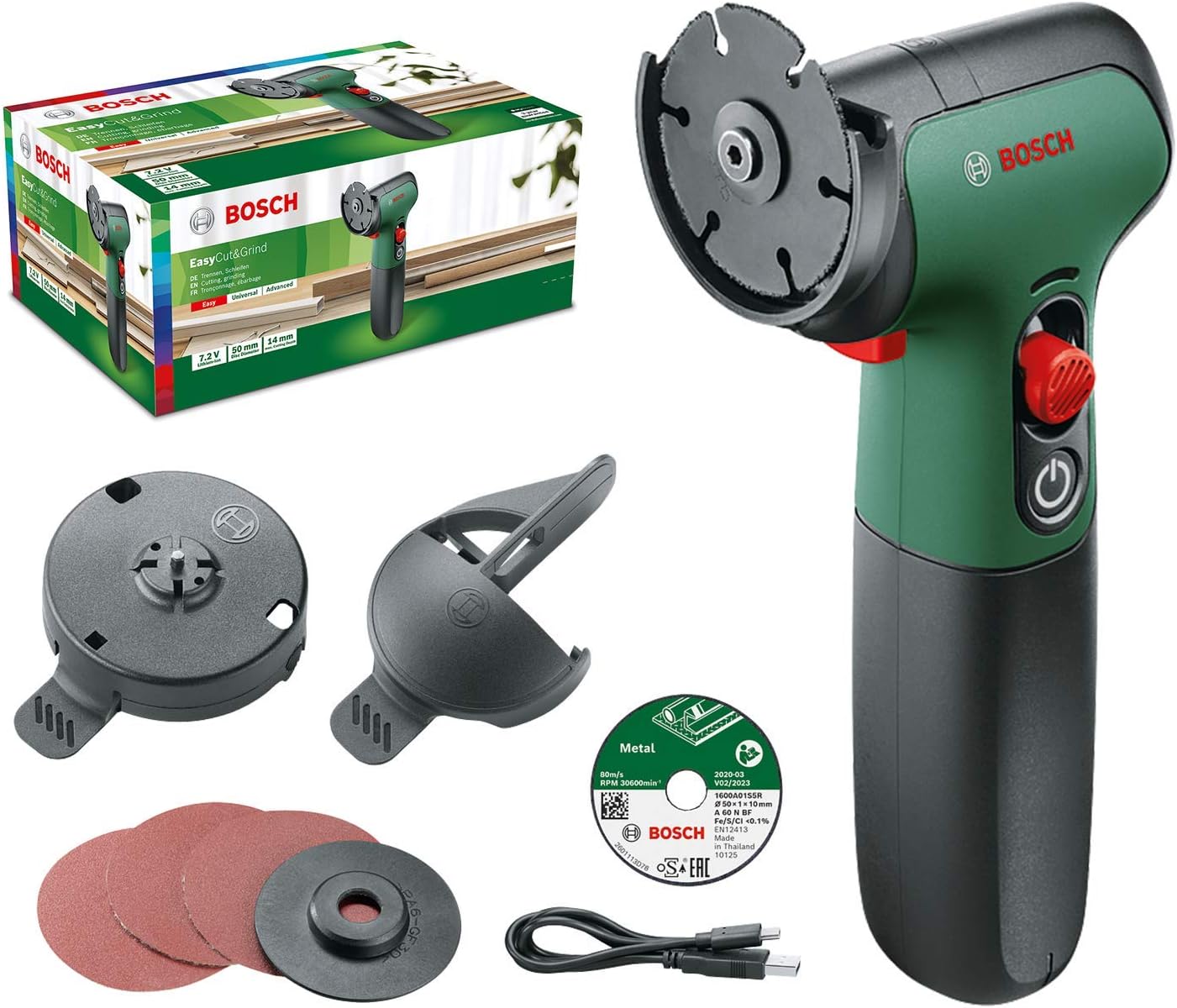 Vinkelsliper Bosch EasyCut&Grind; 7 V; (uten batteri og lader)