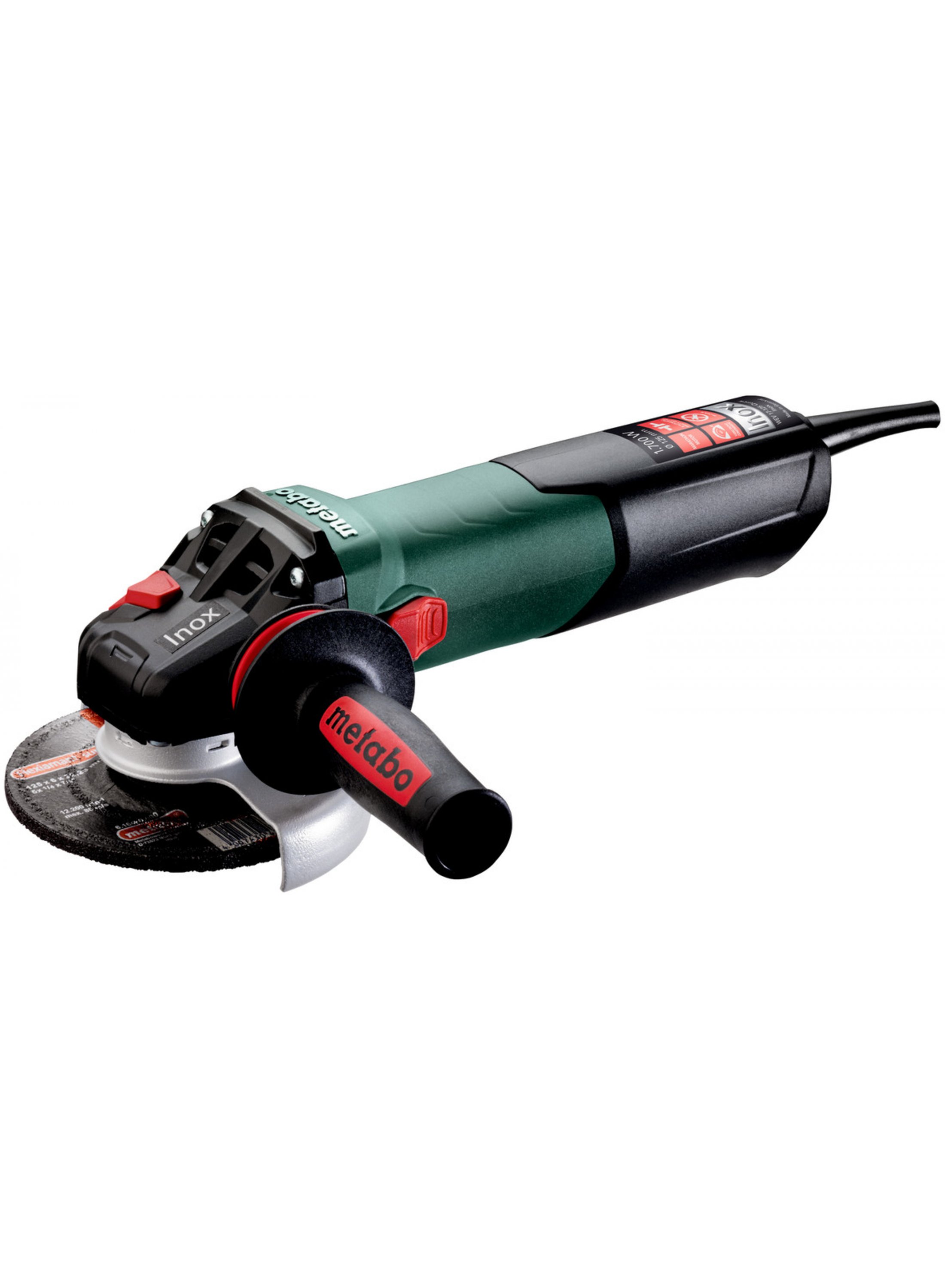 Vinkelsliper Metabo WEV 17-125 QUICK INOX; 1700 W
