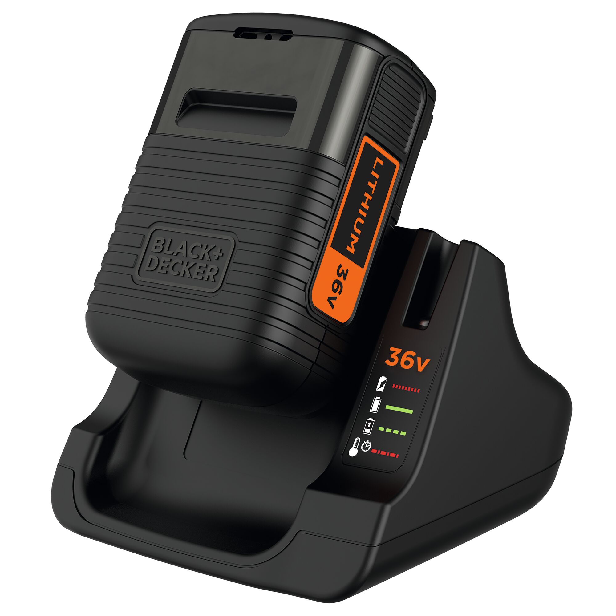 Tilbehørsett Black & Decker BDC2A36-QW; 36 V; 1x2,0 Ah