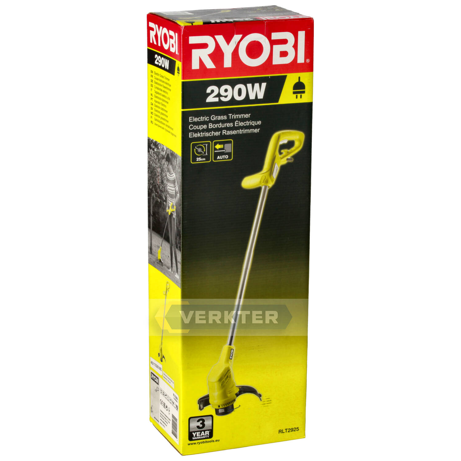 Gresstrimmer Ryobi RLT2925; 290 W; elektrisk