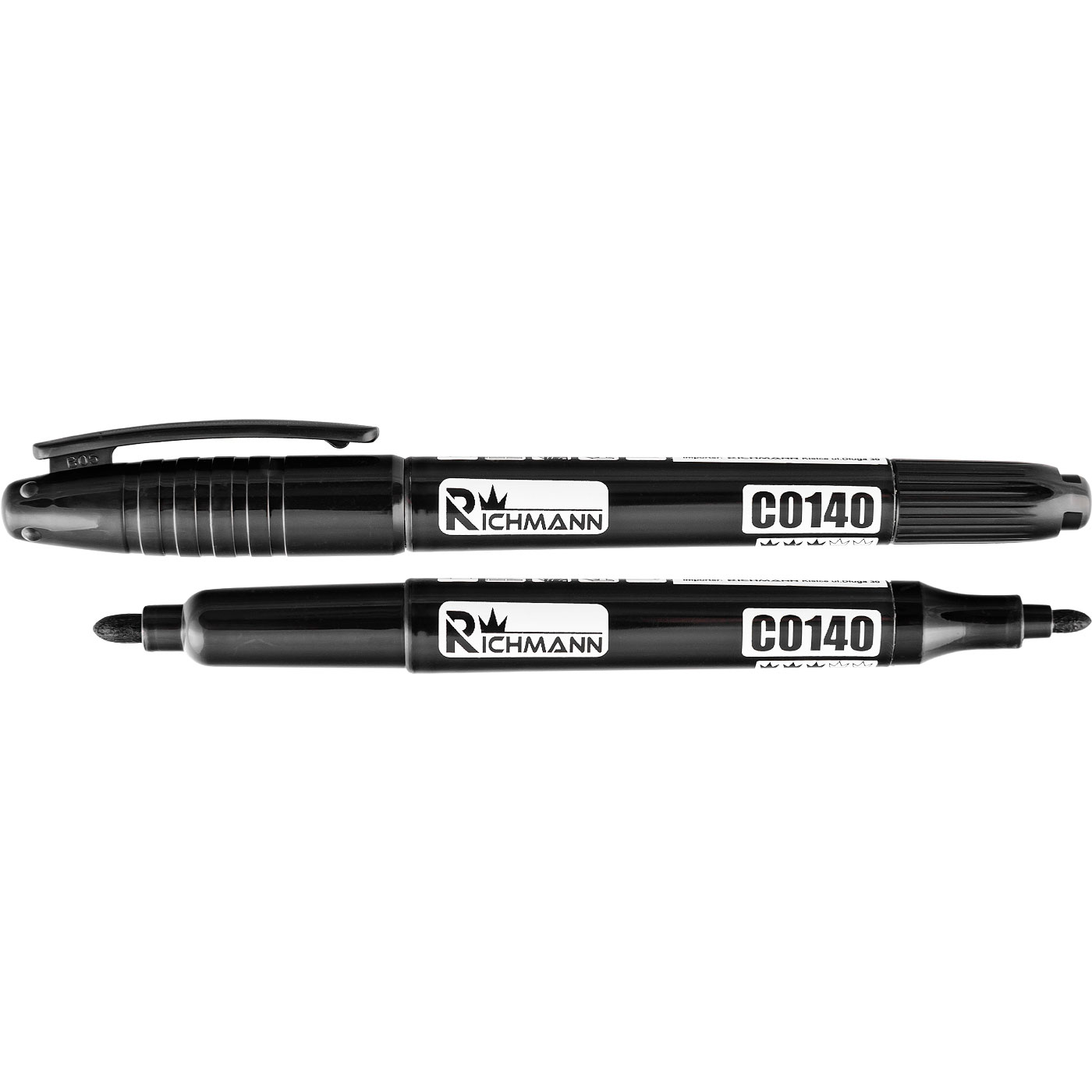 Merkepenn Richmann C0140; 1-2 mm; svart