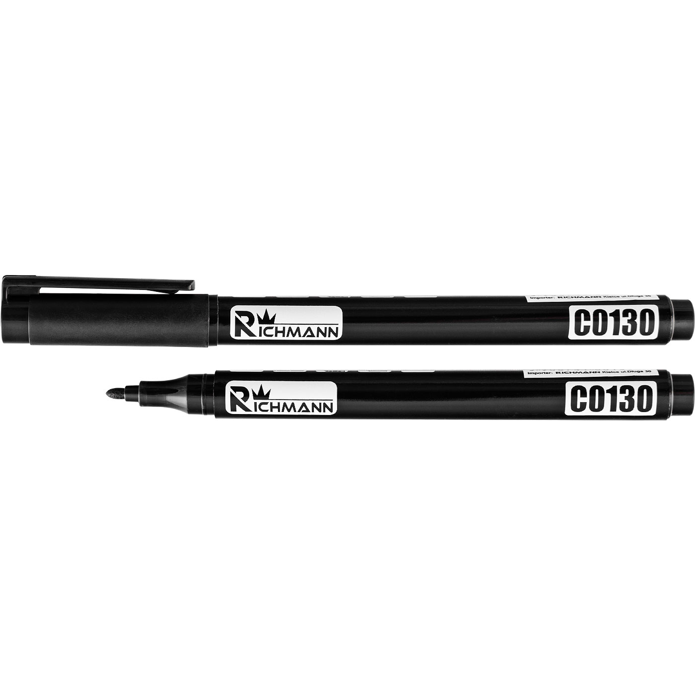 Merkepenn Richmann C0135; 2 mm; svart