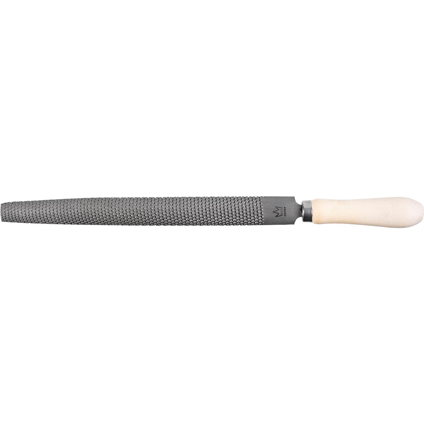 Halvrund fil Richmann C4924; 250 mm; Til treverk