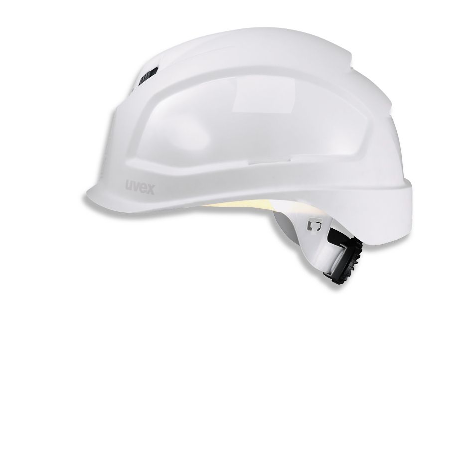Vernehjelm Uvex Pheos B-S-WR; 51-61 cm; hvit; kort tut
