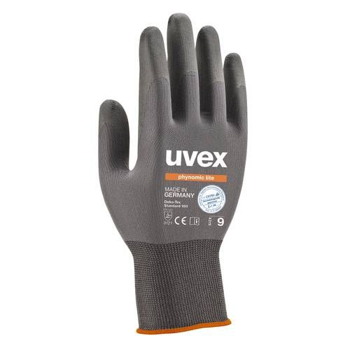 Hansker Uvex Phynomic Lite; 27 cm størrelse; grå