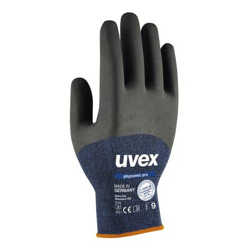 Hansker Uvex Phynomic Pro; 2121X; 8 størrelse; fuktbestandig; blå