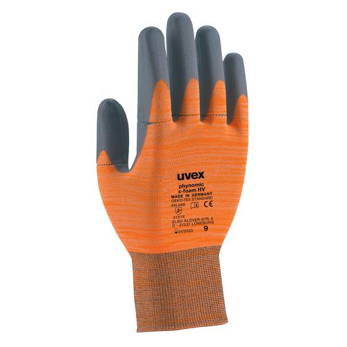Hansker Uvex Phynomic X-Foam; 8 størrelse; oransje