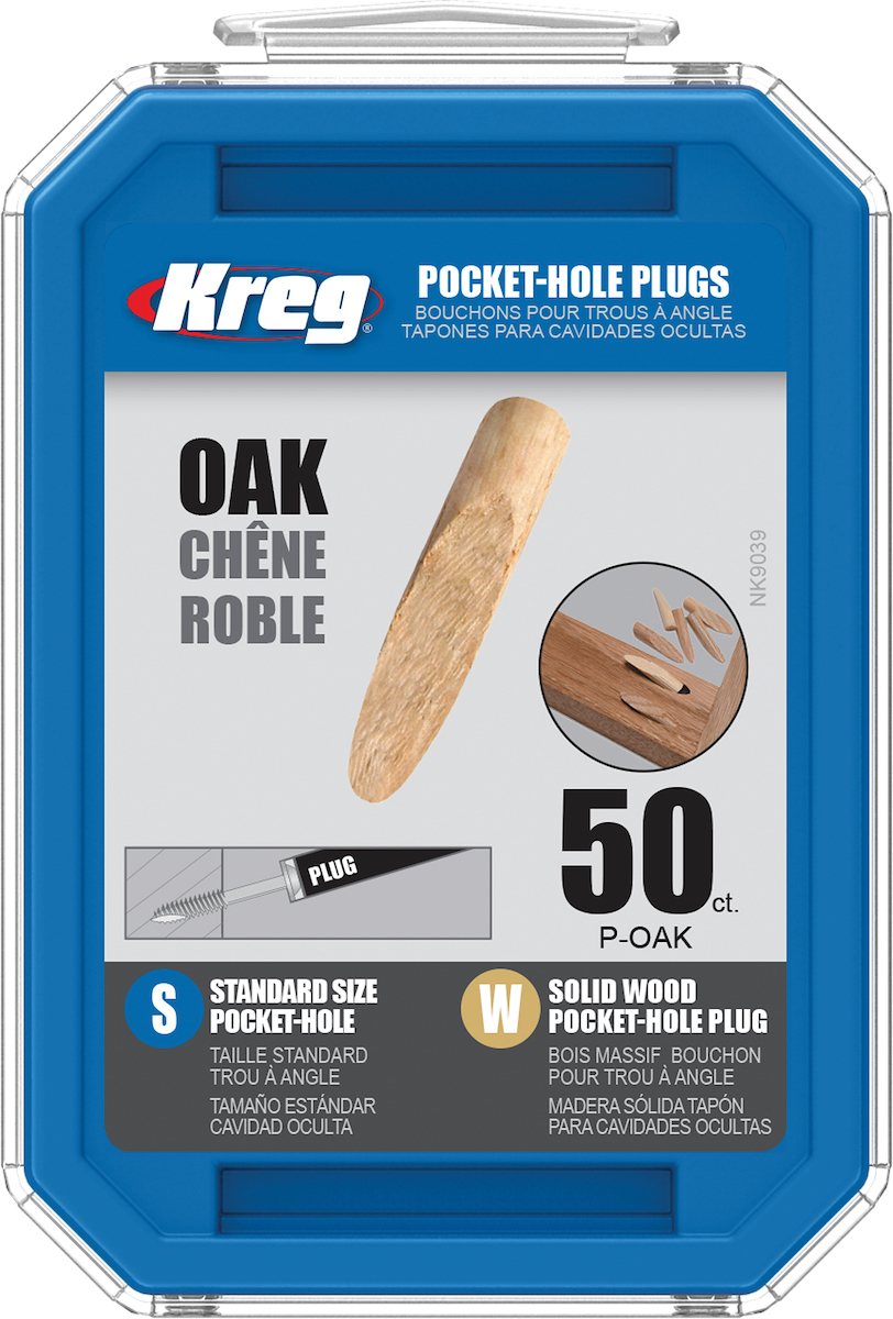 Plugger Kreg P-OAK; 12 mm (1/2'')- 140 mm (11/2''); 50 stk. eik
