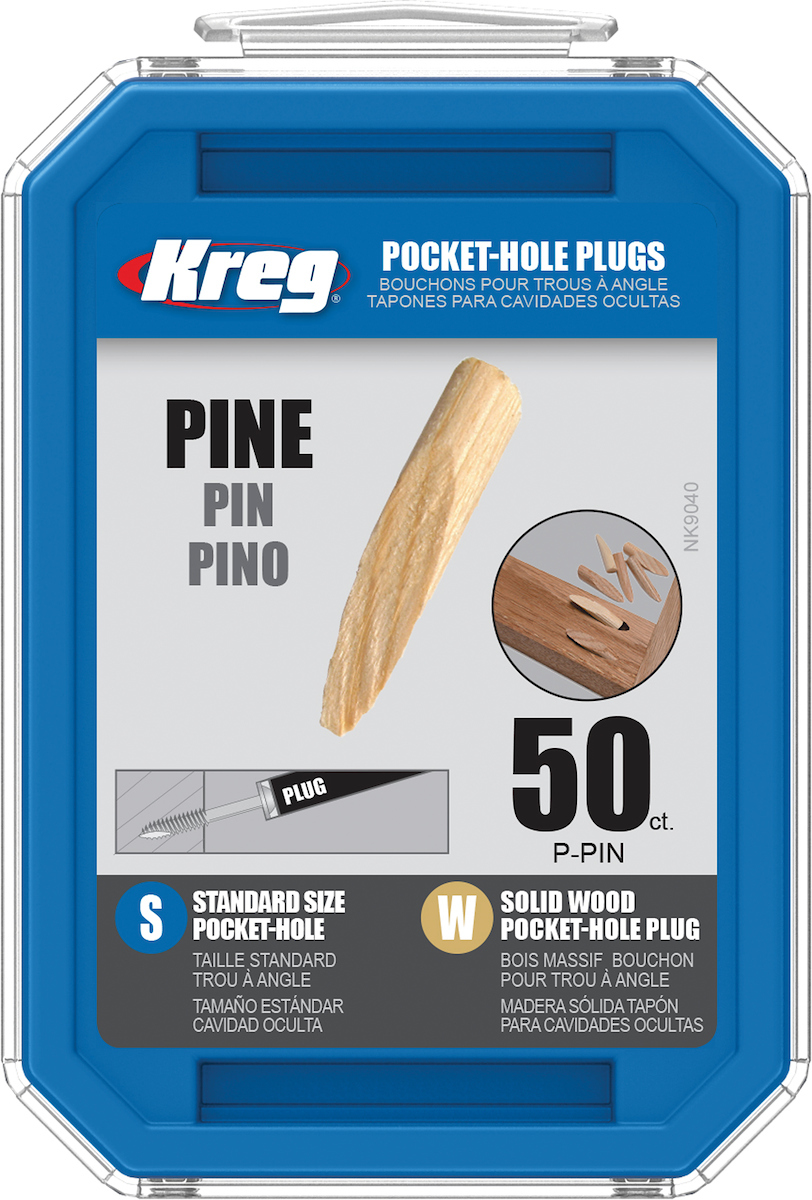 Plugger Kreg P-PIN; 12 mm (1/2'')- 140 mm (11/2''); 50 stk. furutrær