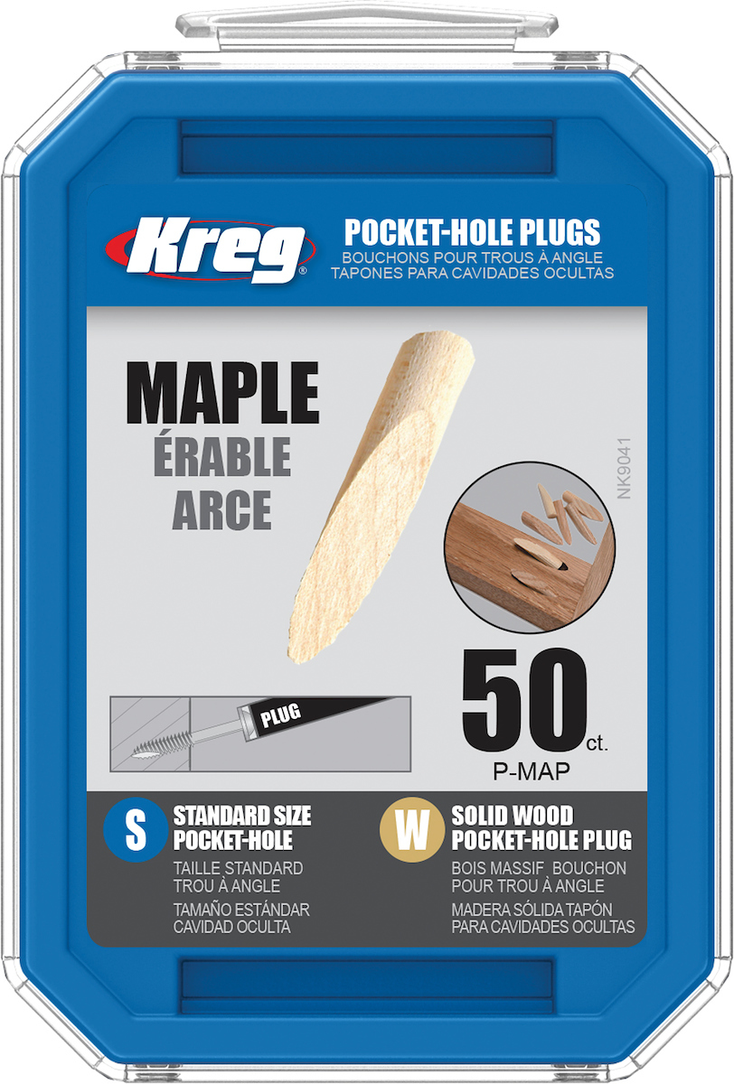 Plugger Kreg P-MAP; 12 mm (1/2'')- 140 mm (11/2''); 50 stk. lønnetre