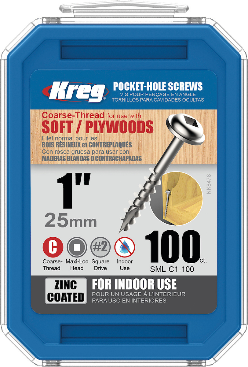 Treskru Kreg SML-C1; 1''; 25 mm; 100 stk