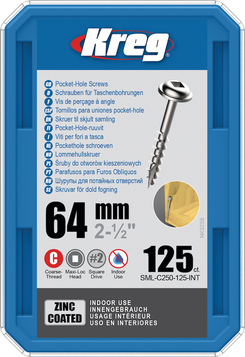 Treskru Kreg SML-C250; Maxi-Loc; 2,50''; 64 mm; 125