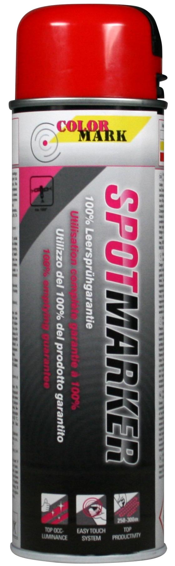 Maling Motip SPOTMARKER FLUO; 500 ml; Rød