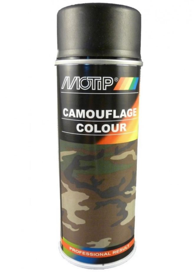 Spray lakk Motip CAMOUFLAGE RAL 9021; 400 ml