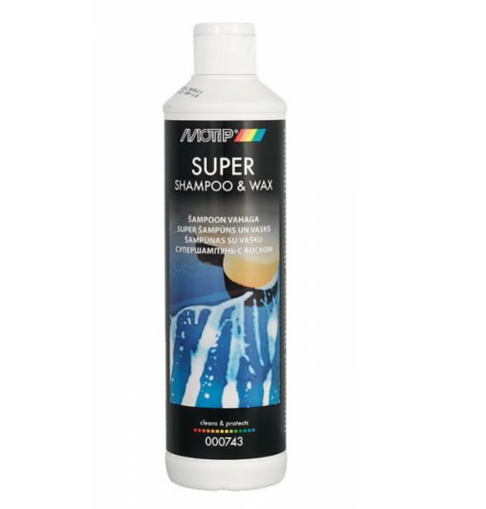 Bilvaskemiddel Motip SUPER SHAMPOO & WAX; 500 ml