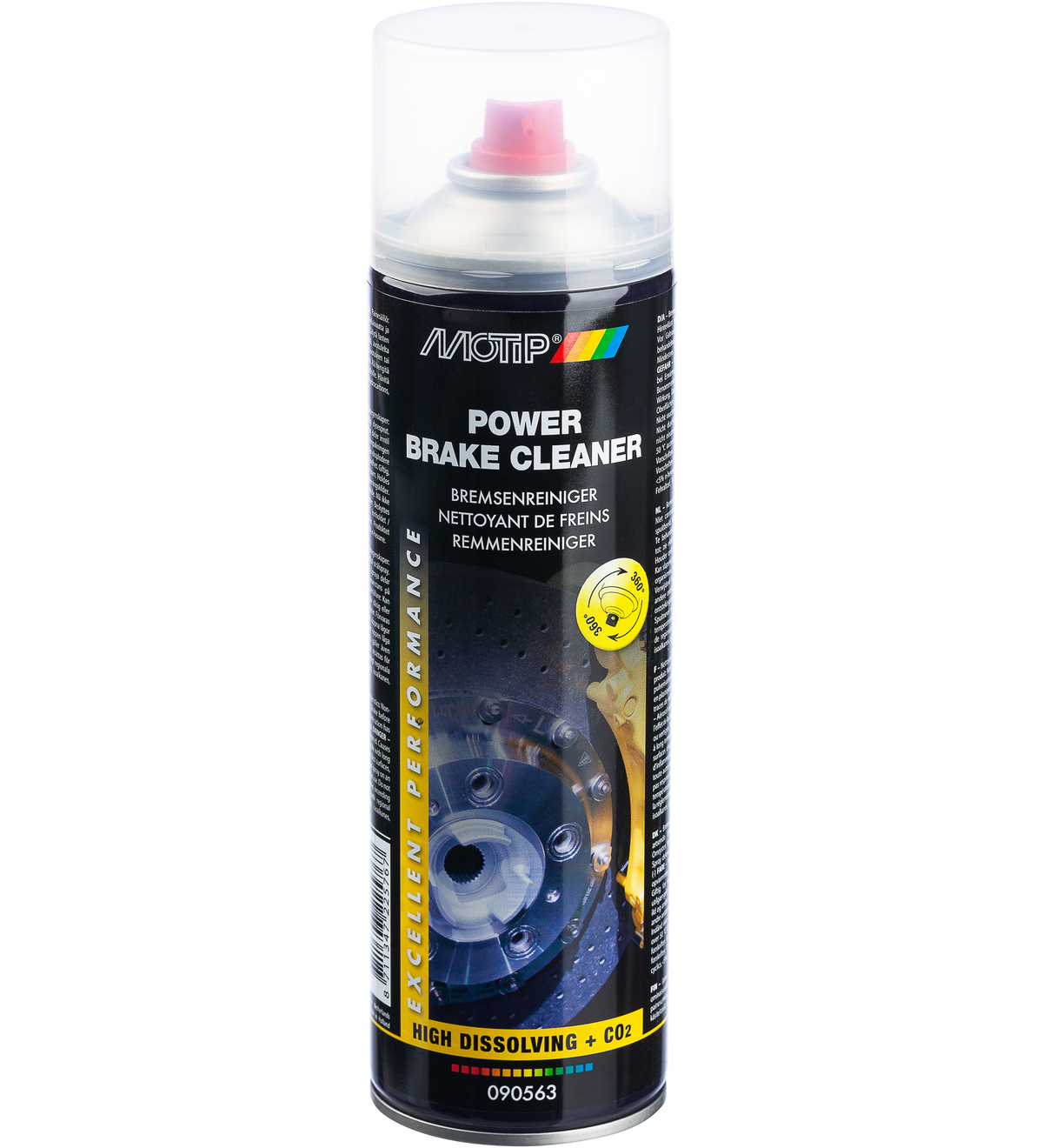 Bilvaskemiddel Motip POWER BRAKE CLEANER; 500 ml