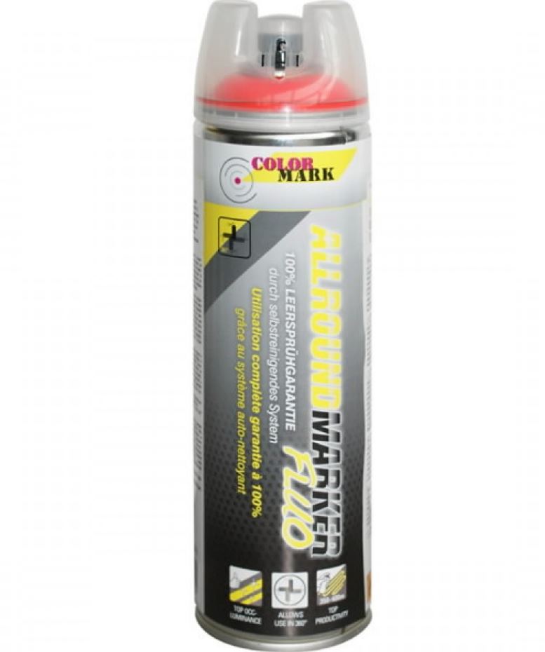 Maling Motip ALLROUNDMARKER FLUO; 500 ml; Rød
