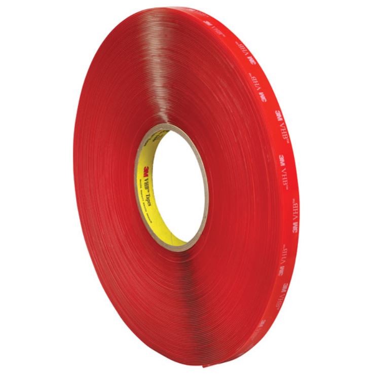 Tosidig tape 3M VHB 4910F; 12 mm; 33 m; gjennomsiktig