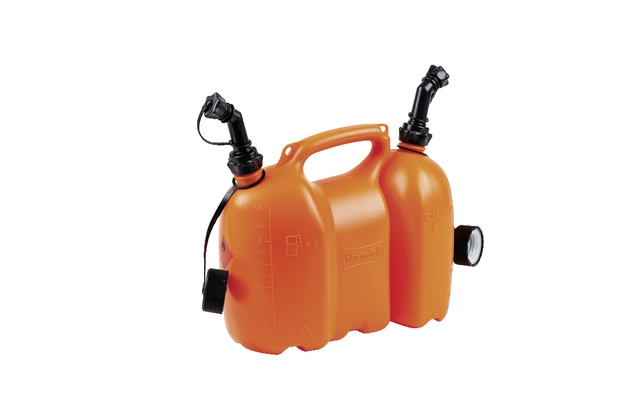 Drivstofftank 171-014; rød (6 l) + smøreoljetank Ratioparts (3 l)