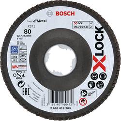 Lamellrondeller Bosch X-LOCK; 125 mm; K 80