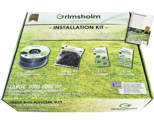 Kit for å installere plenrobot Grimsholm L; 500 m
