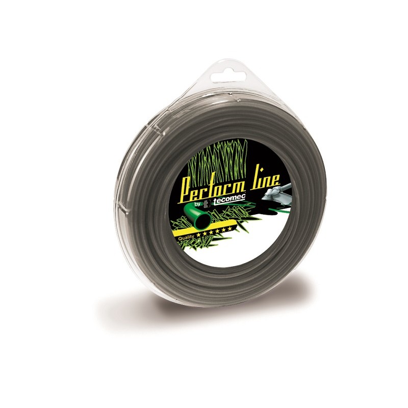Trimmertråd Tecomec; 2,4 mm/15m; rund