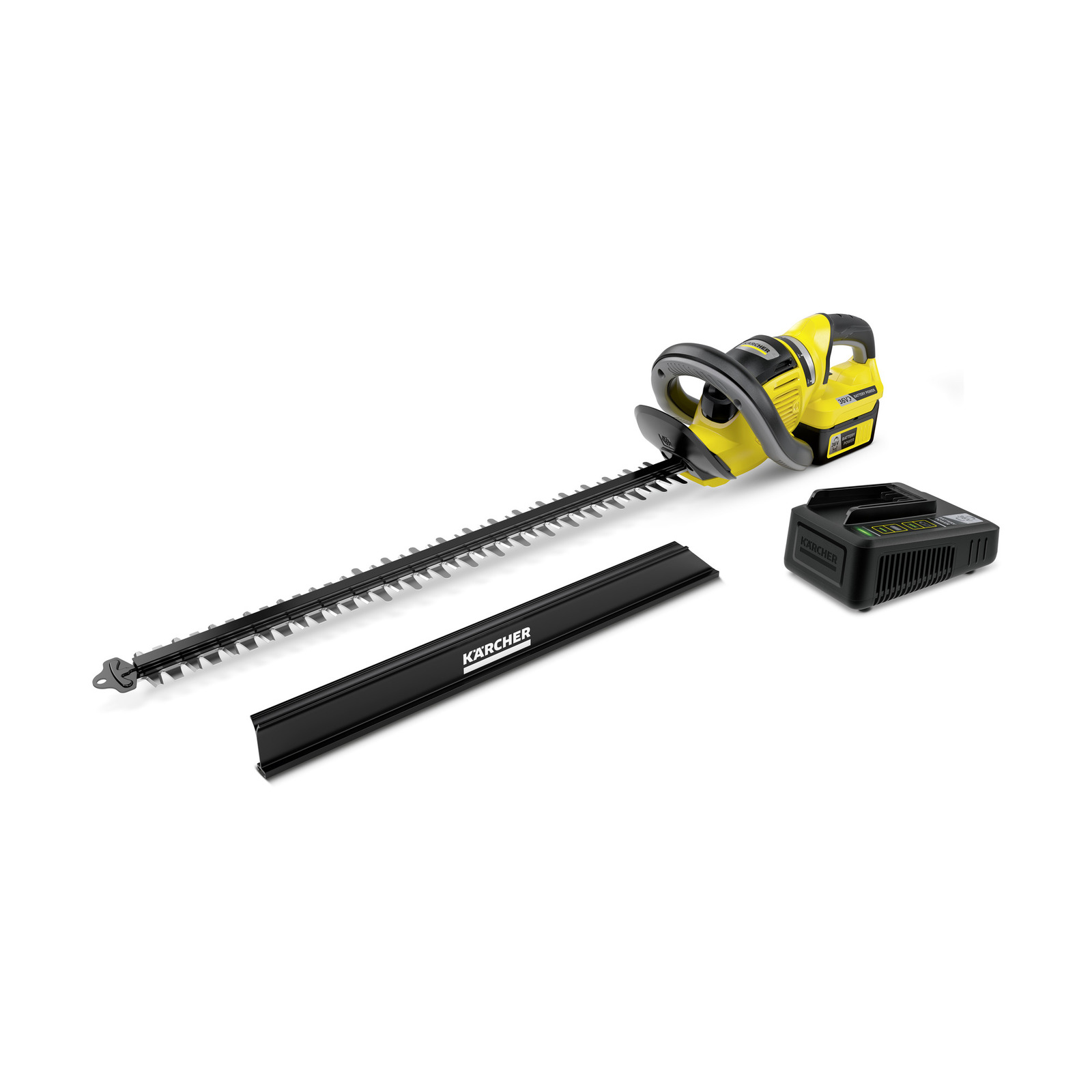 Busksaks Karcher HGE 36-60; 36 V; 1x2,5 Ah; 60 cm Lengde: batteridrevet