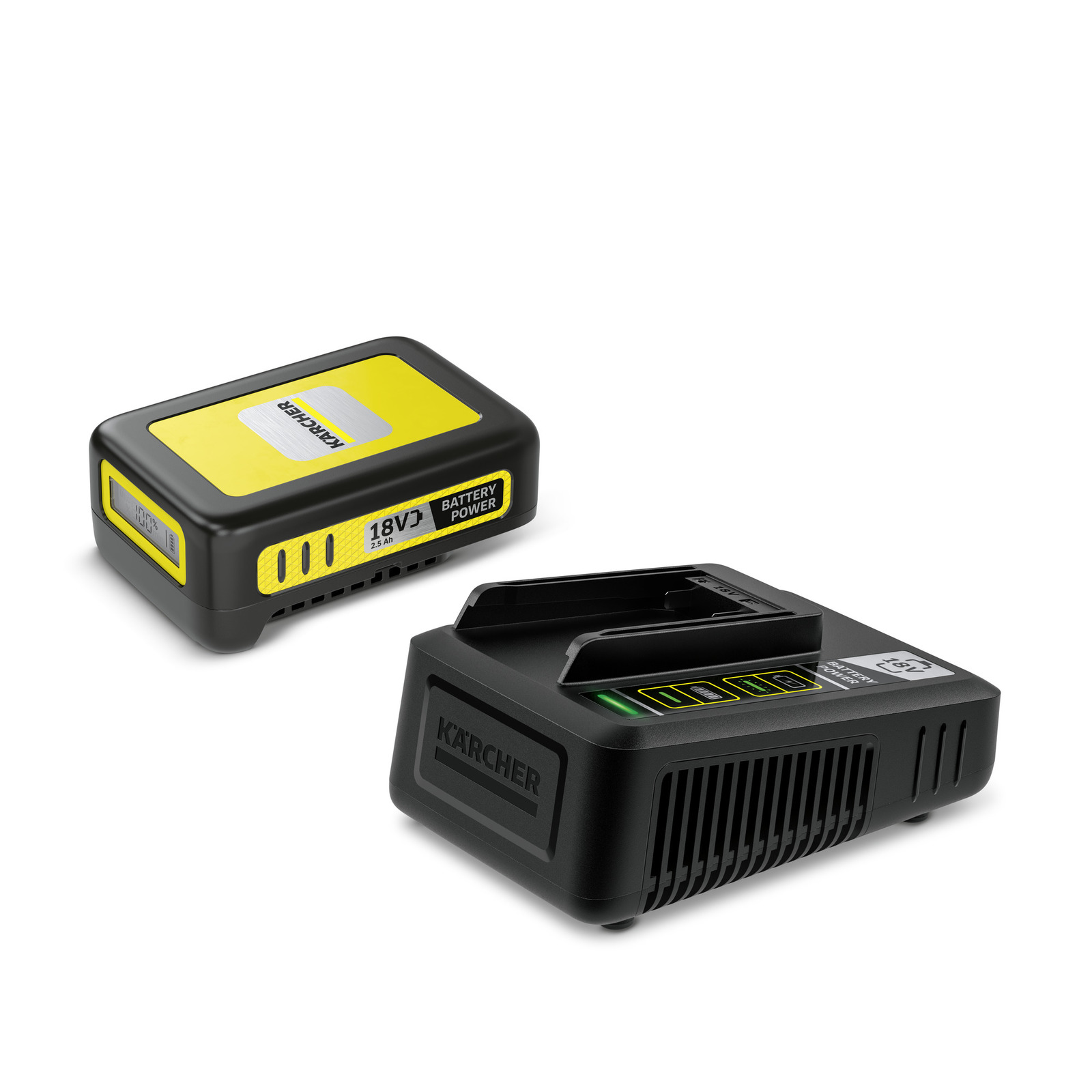 Batteri Karcher Power 18 V; 2,5 Ah + Hurtigladerkraft Power