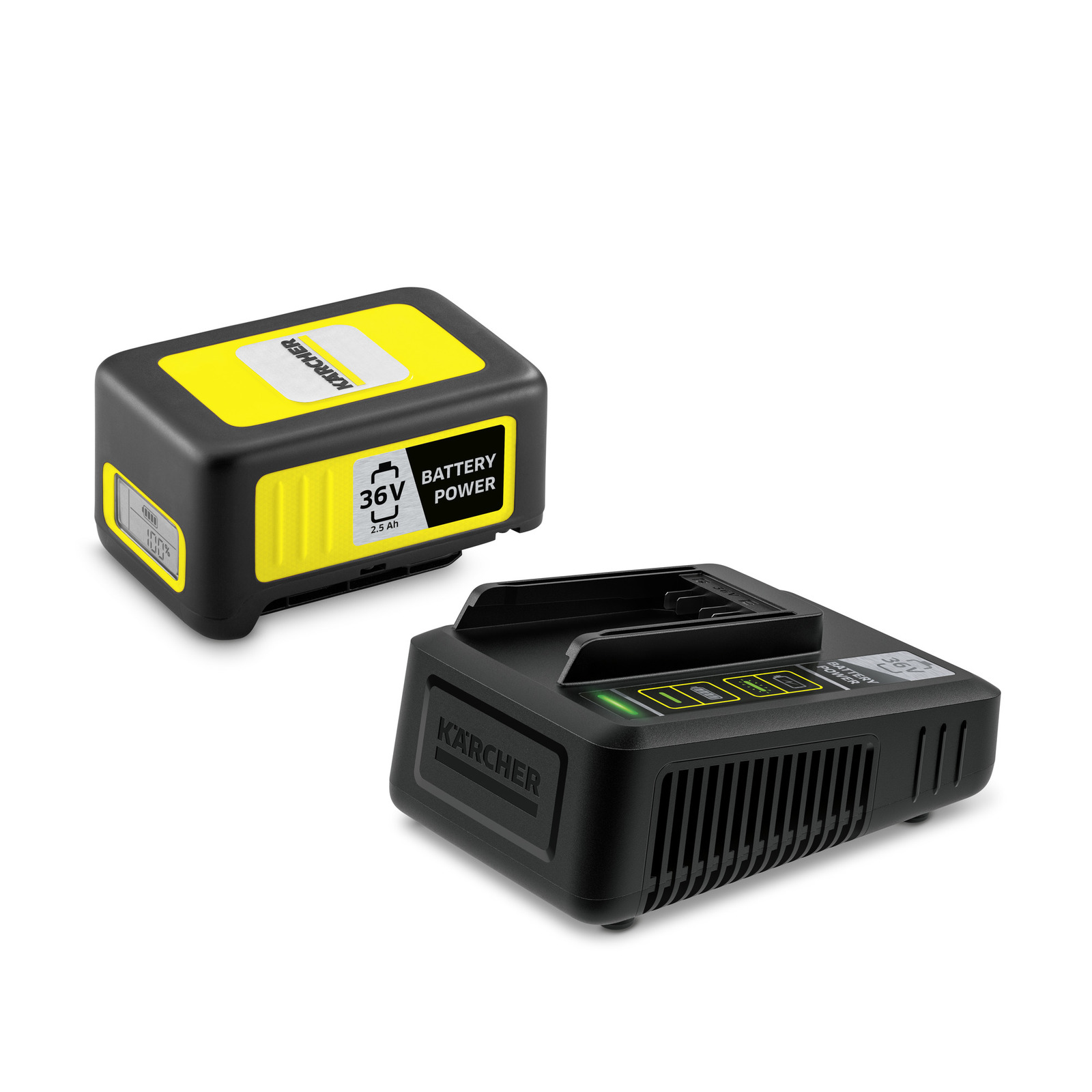 Batteri Karcher Power 36 V; 2,5 Ah + Hurtigladerkraft Power