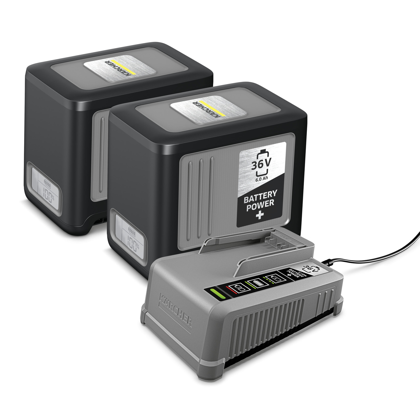 Batteri Karcher Power+ 36 V; 2x6,0 Ah + hurtiglader Power +