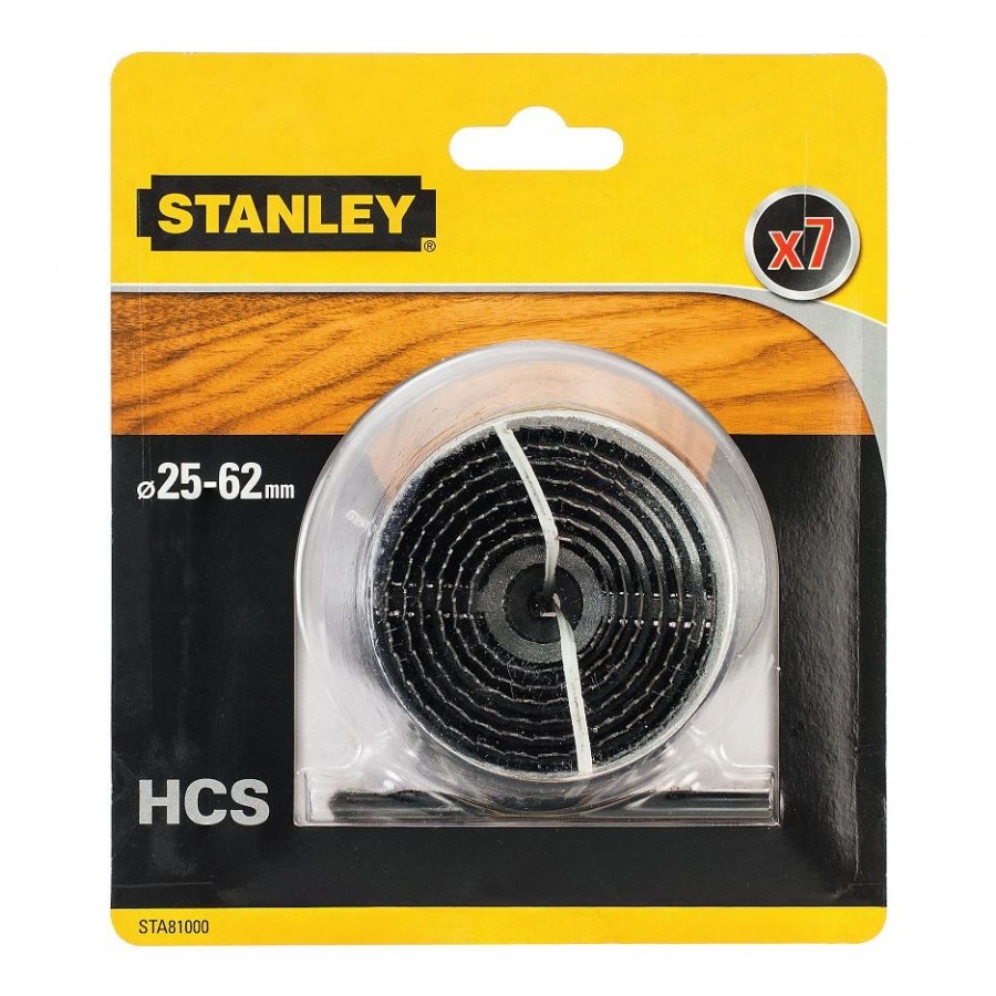 Sagkranssett 7 deler Stanley STA81000-XJ; 25-62 mm