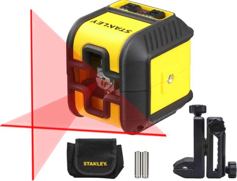 Krysslaser  Stanley Cubix; rød